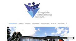 Desktop Screenshot of evangelischekirchehochdahl.de